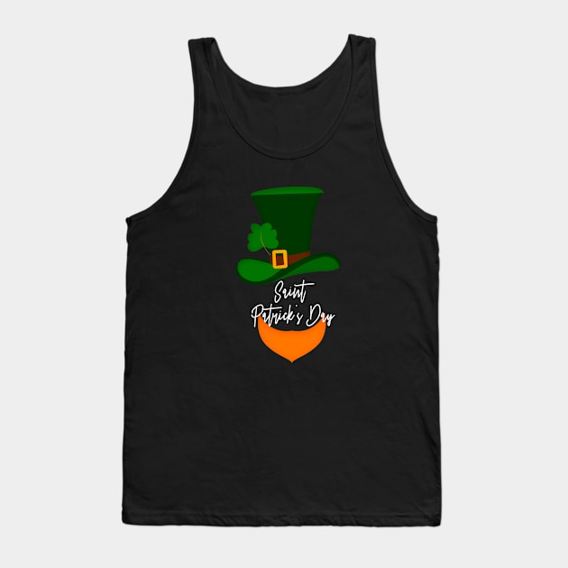 Happy St. Patrick's Day Hat Leprechaun Tank Top by smartrocket